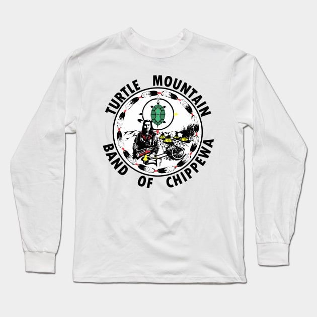 Turtle Mountain Band of Chippewa Long Sleeve T-Shirt by Historia